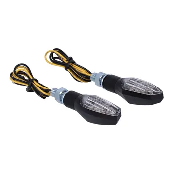 cafe 4 racer - Nova, LED turn signal set. Black - MCS Standard indicators 
