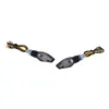 cafe 4 racer - Nova, LED turn signal set. Black - MCS Standard indicators 