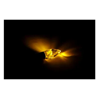 cafe 4 racer - Sada smerových svetiel Crystal LED. Strieborný driek - MCS Standardní ukazatele směru 