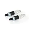 cafe 4 racer - Crystal, LED turn signal set. Black stem - MCS Standard indicators 