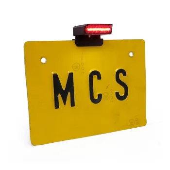 cafe 4 racer - Kelly LED mini taillight, clamp-on - MCS LED Rear lights 