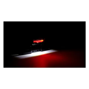 cafe 4 racer - Light Guide, LED taillight. Black. With bracket - MCS LED Rear lights 