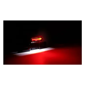 cafe 4 racer - Light Guide, LED taillight. Black. With bracket - MCS LED Rear lights 