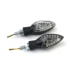 cafe 4 racer - Spades, LED turn signal set. Black - MCS Standard indicators 