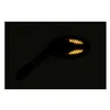 cafe 4 racer - Cateye LED turn signal mirror set. Black - MCS Standard mirrors 
