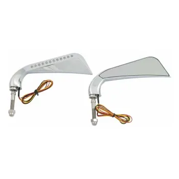 cafe 4 racer - HIGHSIDER TOREZZO mirror with LED indicators - Highsider Mirros with signal turns or position light 4054783041183
