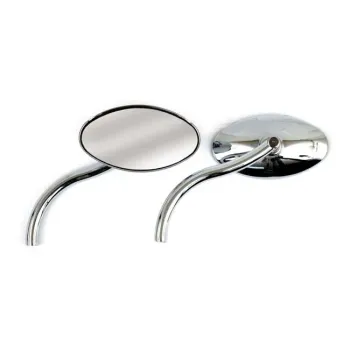 cafe 4 racer - DAYTONA Handlebar  mirror D-3, black - Daytona Standard mirrors 4251352657879