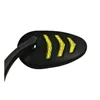 cafe 4 racer - LED billet turn signal mirror set. Black - MCS Standard mirrors 