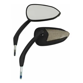 cafe 4 racer - DAYTONA Handlebar mirror D-4 black HEXAGON - Daytona Standard mirrors 4251352657886