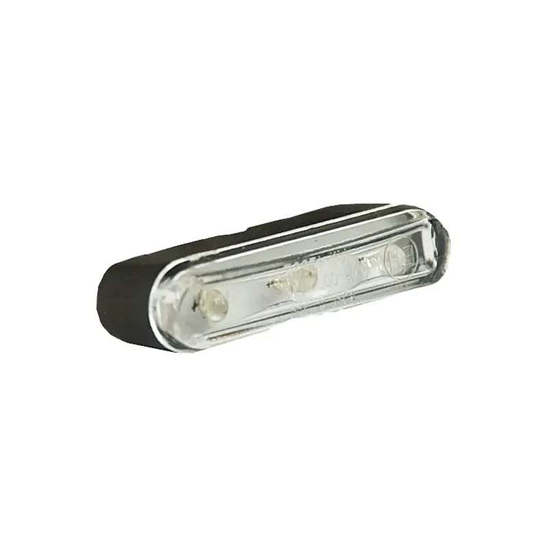cafe 4 racer - Tri-LED front position light. Clear lens - MCS LED Rear lights 