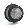 cafe 4 racer - Old school LED taillight, type 2. Black. Clear lens - MCS LED Rear lights 