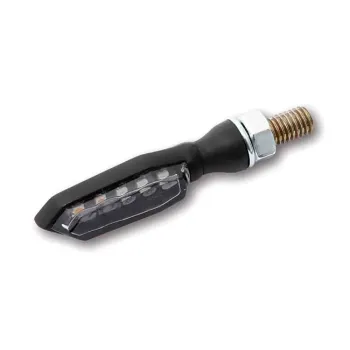cafe 4 racer - Sonic-x1, LED taillight/turn signal combo. Black - MCS Standard indicators 