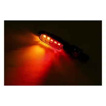 cafe 4 racer - Sonic-x1, LED taillight/turn signal combo. Black - MCS Standard indicators 