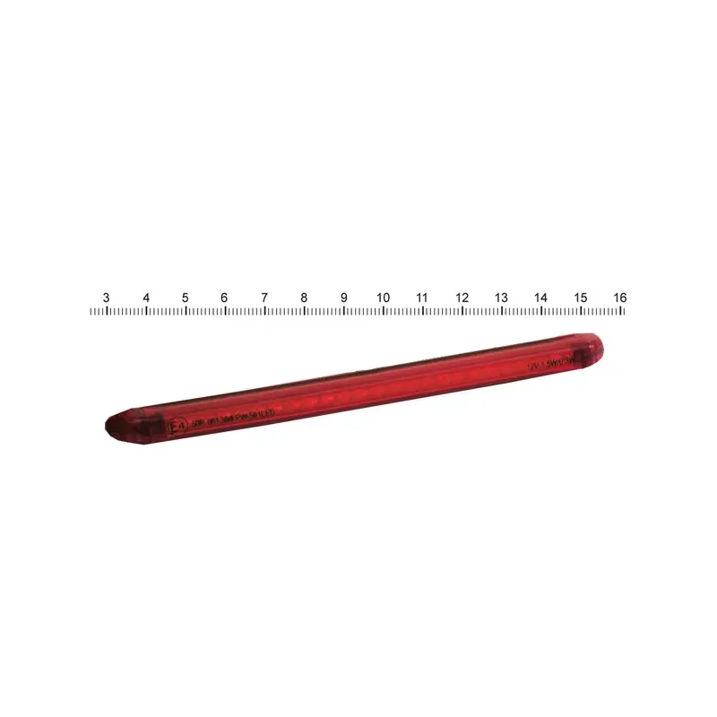 cafe 4 racer - LED taillight string, red lens - MCS LED Rear lights 