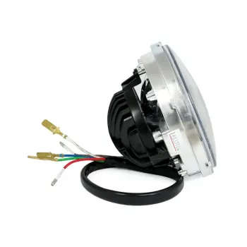 cafe 4 racer - Vulcano II, 5-3/4" LED headlamp unit - MCS LED Headlight & inserts 