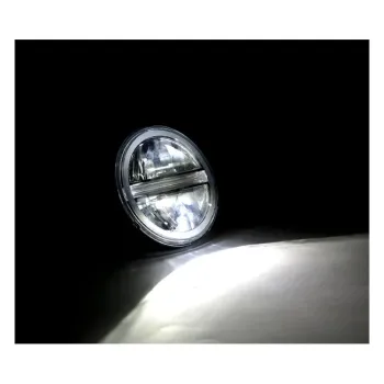 cafe 4 racer - Vulcano II, 5-3/4" LED headlamp unit - MCS LED Headlight & inserts 