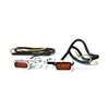 cafe 4 racer - Fastline, below bar LED turn signal set. Chrome - MCS Special indicators 