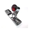 cafe 4 racer - Old school LED taillight, type 6. Chrome. Red lens - MCS LED Rear lights 