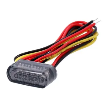 cafe 4 racer - Sparto LED taillight. Polished - MCS LED Rear lights 