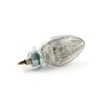 cafe 4 racer - Drop, LED turn signals. Chrome - MCS Standard indicators 