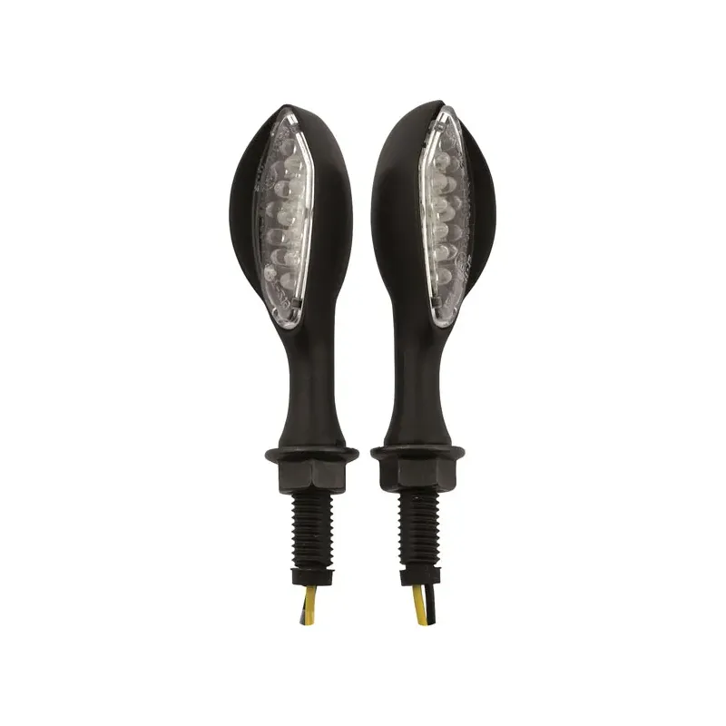cafe 4 racer - Ambush, LED turn signals. Black - MCS Standard indicators 