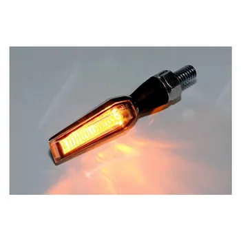 cafe 4 racer - Falcon, LGT LED turn signals. Chrome. Clear lens - MCS Standard indicators 