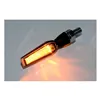 cafe 4 racer - Falcon, LGT LED turn signals. Chrome. Clear lens - MCS Standard indicators 