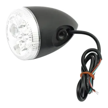 cafe 4 racer - SMD Built-in Indicator Rear Light "Cateye" Tinted Pair Dimensions: L 17 x H 8 x D - HS MOTO Germany 3in1 4251926905245