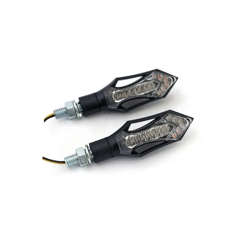 cafe 4 racer - Hatch, LED turn signal / taillight combo. Clear lens - MCS Standard indicators 