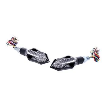 cafe 4 racer - Hatch, LED turn signal / taillight combo. Clear lens - MCS Standard indicators 