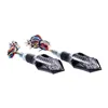 cafe 4 racer - Hatch, LED turn signal / taillight combo. Clear lens - MCS Standard indicators 