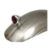 cafe 4 racer - Bates style LED taillight. Chrome. Red lens - MCS LED Rear lights 