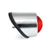 Old school LED taillight, type 1. Chrome. Clear lens