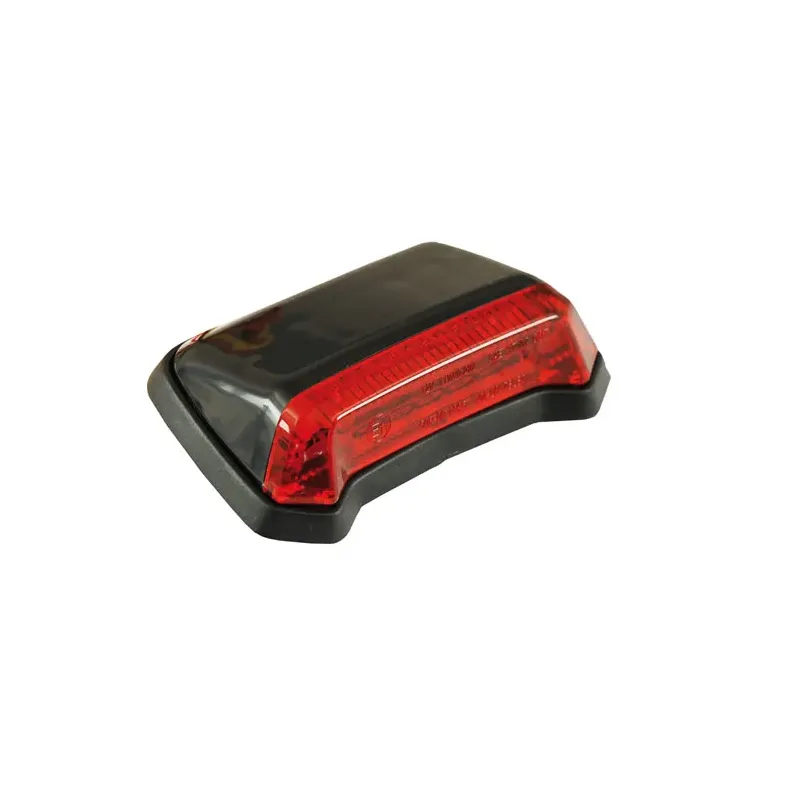 cafe 4 racer - Nitro, mini fender LED taillight. Black. Red lens - MCS LED Rear lights 