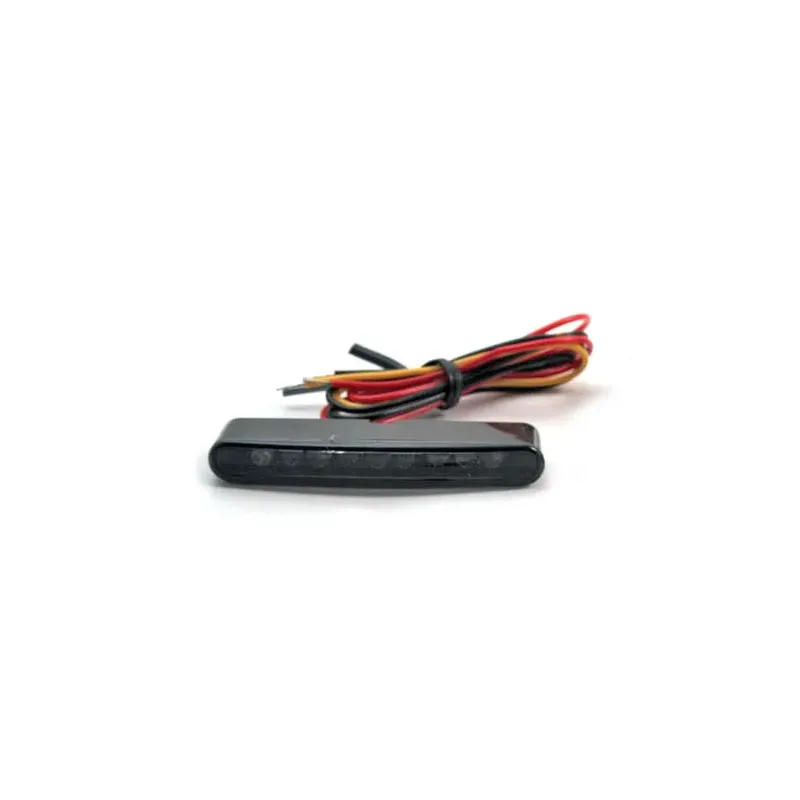 cafe 4 racer - Stripe-run mini LED taillight. Smoke lens - MCS LED Rear lights 