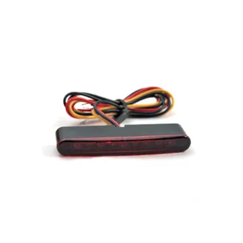 cafe 4 racer - Stripe-run mini LED taillight. Red lens - MCS LED Rear lights 