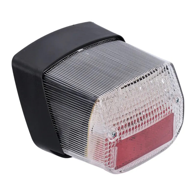 cafe 4 racer - Emgo, LED taillight. Clear lens/red reflector - MCS LED Rear lights 