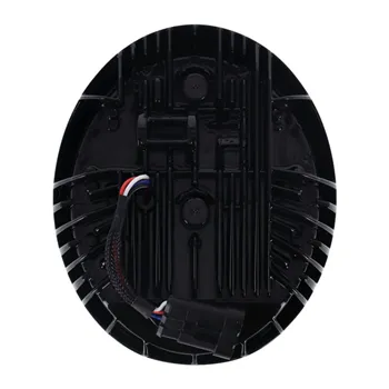 cafe 4 racer - Bright, LED breakout headlamp unit. Black - MCS LED Headlight & inserts 