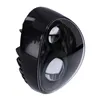 cafe 4 racer - Bright, LED breakout headlamp unit. Black - MCS LED Headlight & inserts 