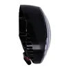 cafe 4 racer - Bright, LED breakout headlamp unit. Black - MCS LED Headlight & inserts 