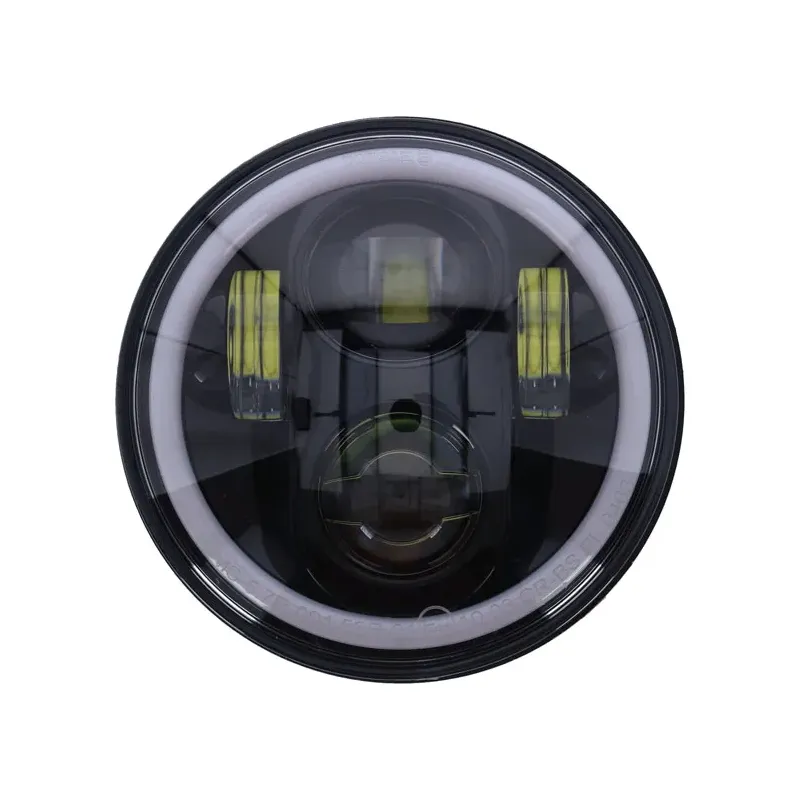 cafe 4 racer - Bright, 5.3/4" LED headlamp unit. Black - MCS Světla LED 