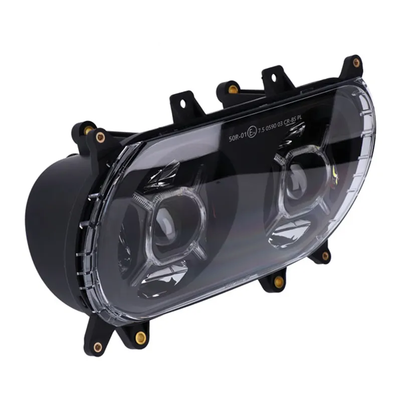 cafe 4 racer - Jasná zostava dvojitého LED svetlometu RG. - MCS LED svetlá 