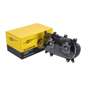 cafe 4 racer - Bright, RG dual LED headlamp unit assembly. - MCS Světla LED 