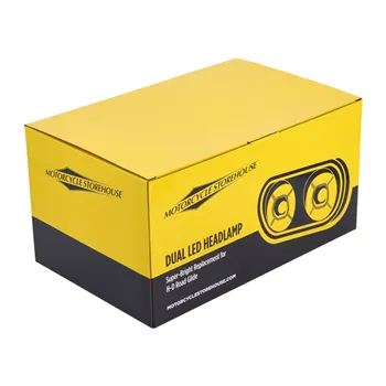 cafe 4 racer - Jasná zostava dvojitého LED svetlometu RG. - MCS LED svetlá 