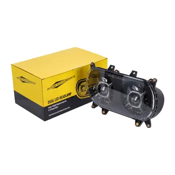 cafe 4 racer - Jasná zostava dvojitého LED svetlometu RG. - MCS LED svetlá 