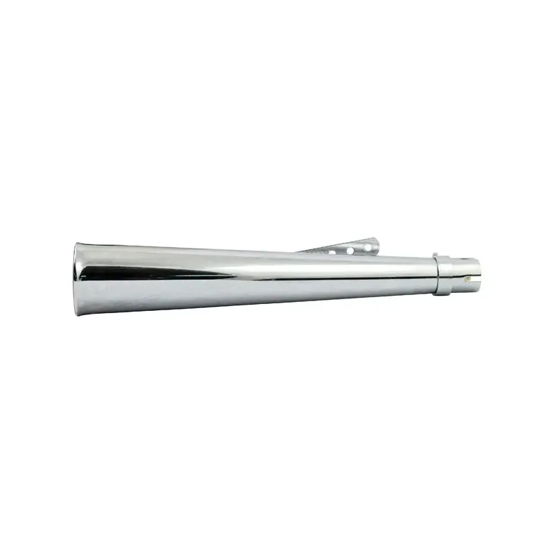 cafe 4 racer - Sei megaphone universal muffler 21" long chrome - MCS Mufflers 