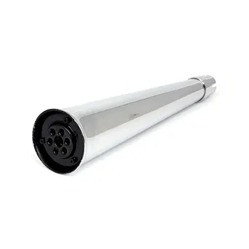 cafe 4 racer - Sei megaphone universal muffler 21" long chrome - MCS Mufflers 
