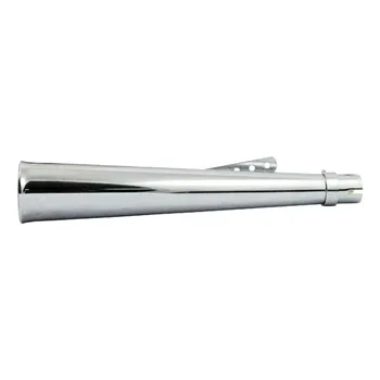cafe 4 racer - Sei megaphone universal muffler 21" long chrome - MCS Mufflers 