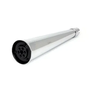 cafe 4 racer - Sei megaphone universal muffler 21" long chrome - MCS Mufflers 