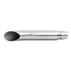 Turn out universal muffler 16" long chrome